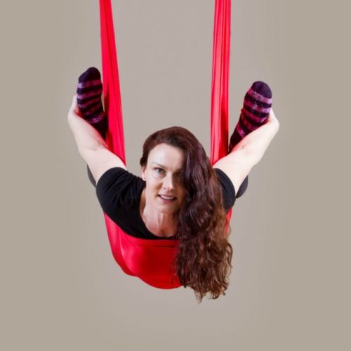 Aerial Yoga - stretching